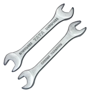 TATA Double Open End Spanner 1/4X5/16 mm - Satin Finish